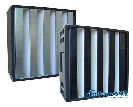 V型大風(fēng)量高效過濾器